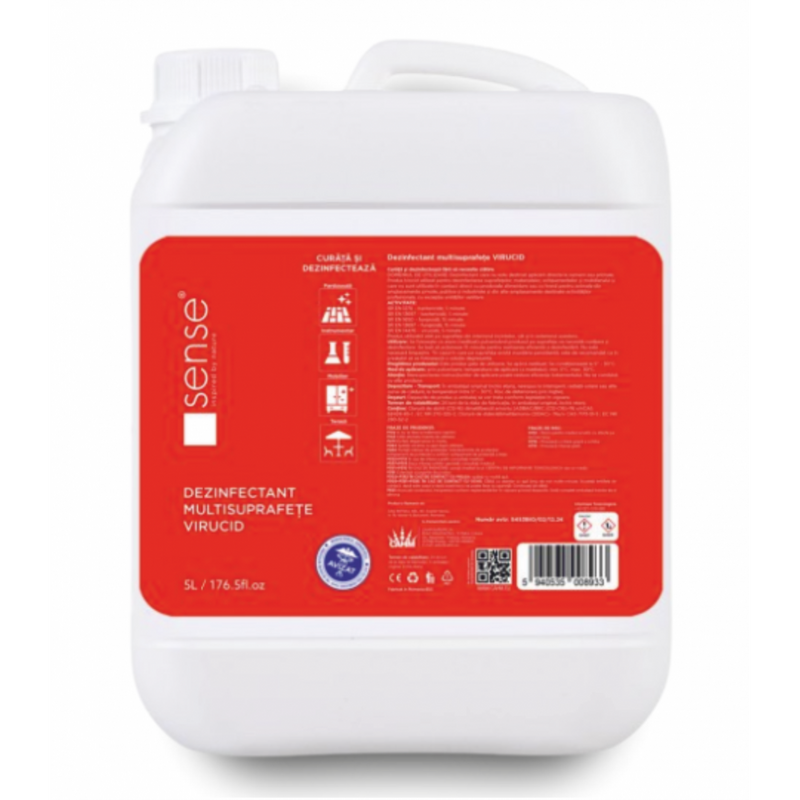 Dezinfectant pentru suprafete multiple - Sense, 5 L
